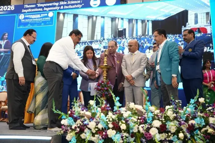 IADVL members at a dermatology event